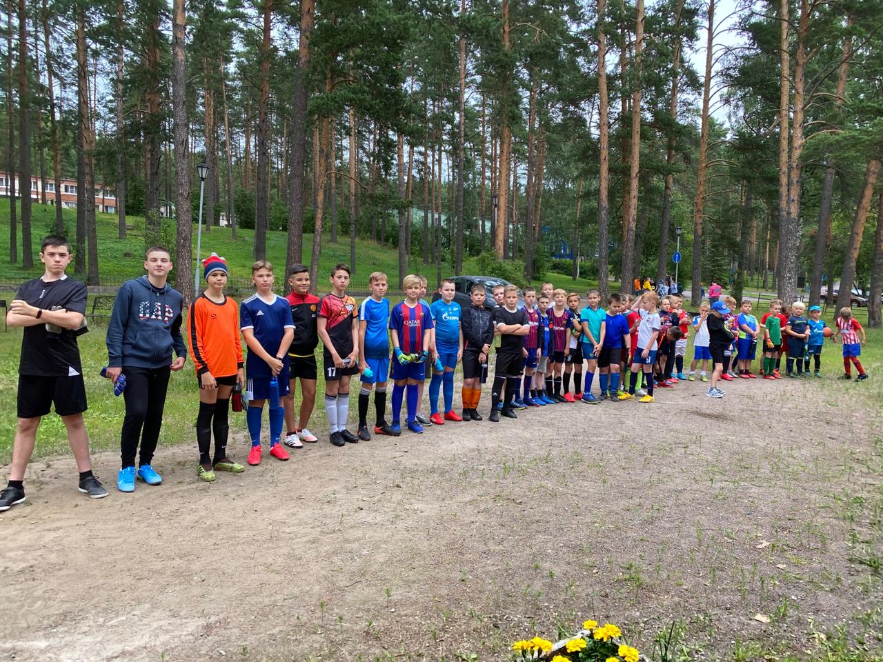 Фото футбольного лагеря для детей